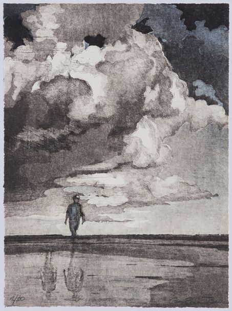 AmStrand (Aquatinta-Radierung) AmStrand (Aquatinta-Radierung)